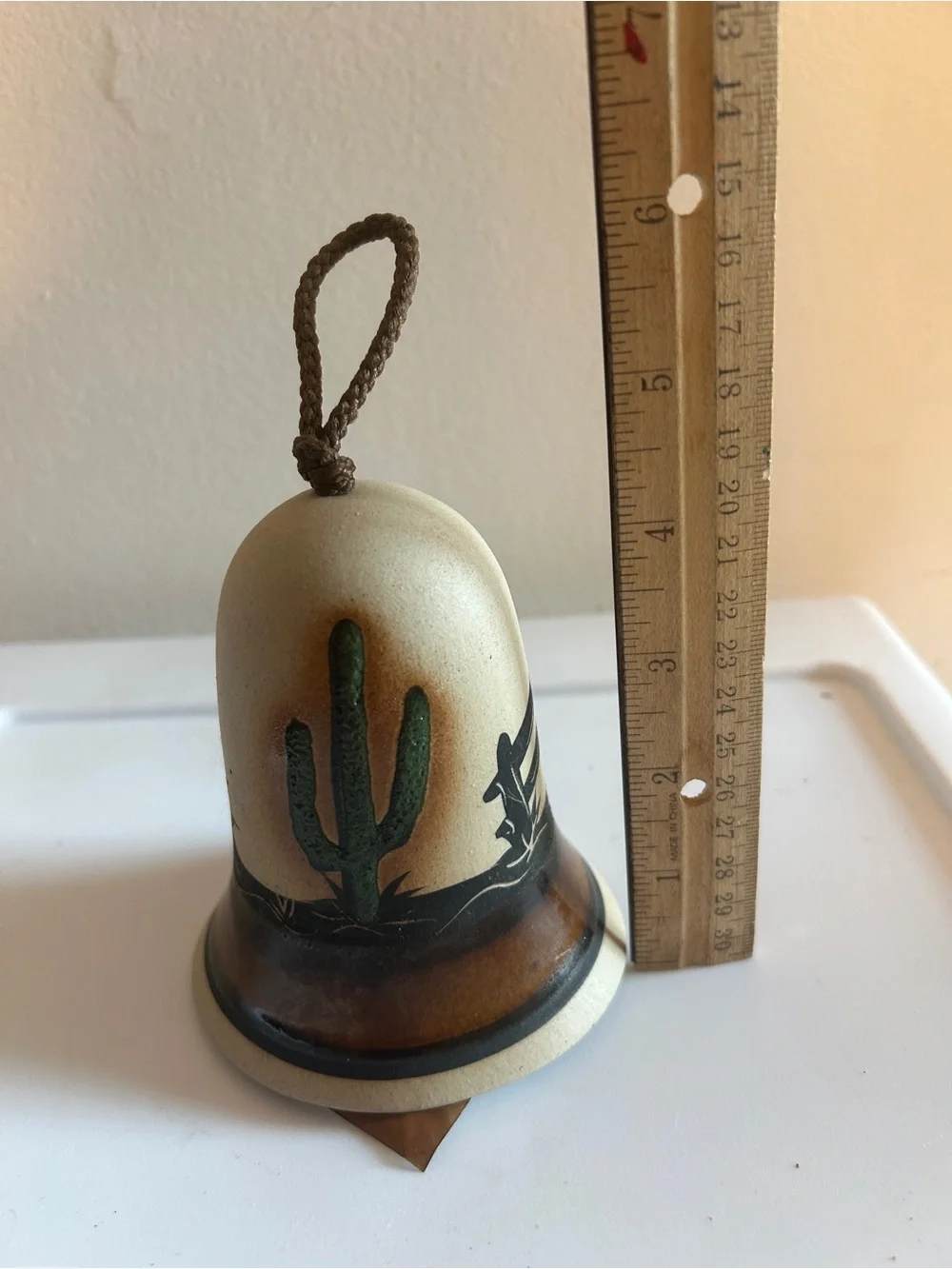 Desert Motif Ceramic Bell